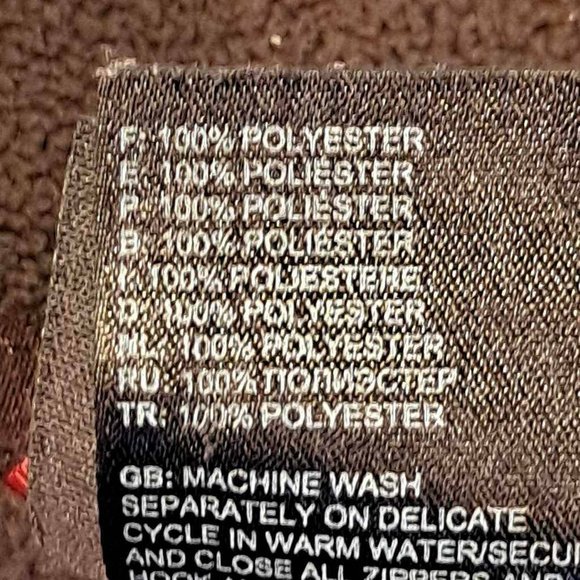 The North Face Men's Fleece Jacket Brown Quarter Z - Picture 7 of 7